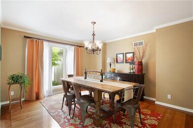Another view of beautiful dining room.