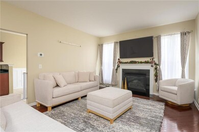 Living Room with Gas Fireplace