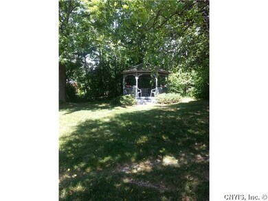 Backyard. Shared Gazebo area where you can sit and