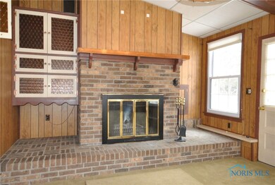 Wood Burning Fireplace