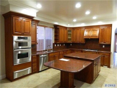Kitchen - granite counters, built in stainless ste