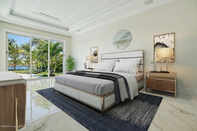 Virtually Staged Master Bedroom