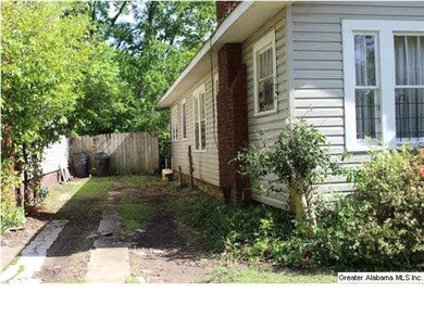 Left side of house