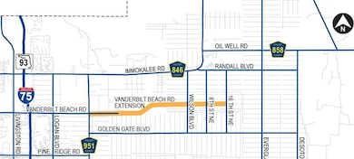 VANDERBILT BEACH RD. EXTENSION COMING RIGHT TO 16TH ST. NE, JUST 3 BLOCKS AWAY, WHILE BEING SAFELY ON SIDE STREET!
