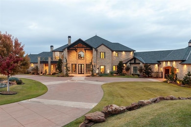 Mountain architecture inspired home with stone sid