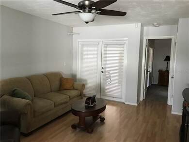 Living room with Florida Room doors closed. 