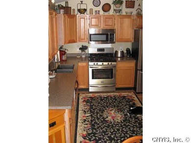 Kitchen Great flow to dining and sliders to rear d