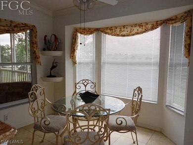 Eat in kitchen area, bay windows over look golf an