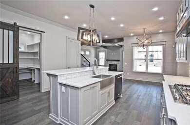 Large island, tons of counter space and custom cab