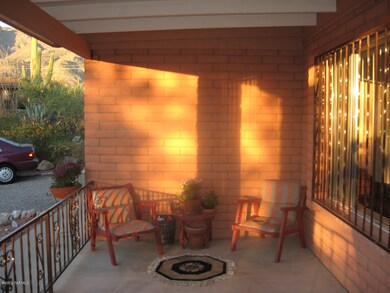 Spacious and cozy front porch