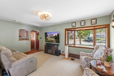 Living Room with Bay Window