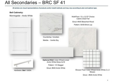 The Artic White soft-close cabinets offer a crisp,