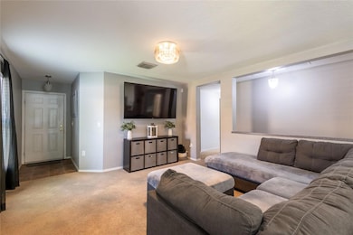 Step into the foyer with a coat closet.