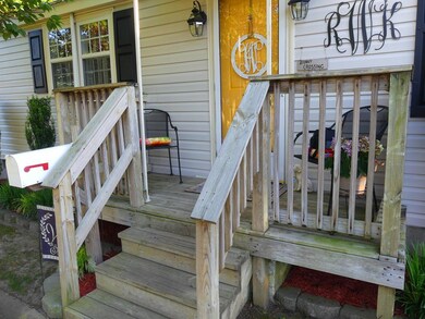 Cozy front porch