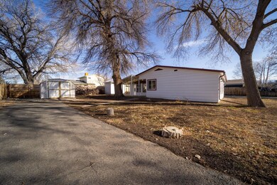 West driveway and front door