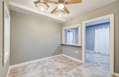Entering the one bedroom unit available for rent.