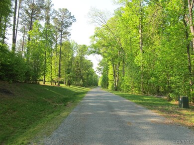 Another shot of the road leading to the lot.