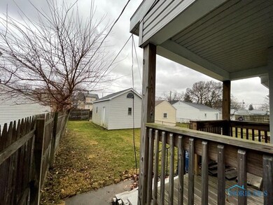 DECK OFF KITCHEN, LOOKING OVER BACKYARD