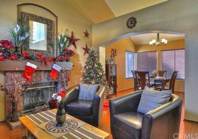 View of dining room from the living room