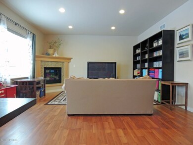 family room next to kitchen & back yard