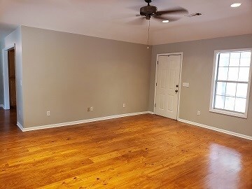 Living room to front door