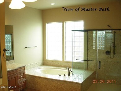 Master Bath w/ Marbela stone surfaces