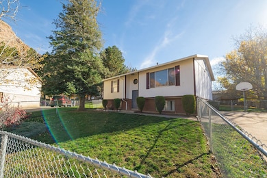 Bi-level home with brick siding