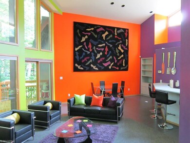 Great Room, recessed lighting, bar.