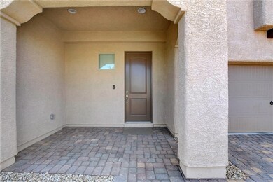 Covered entry way with pavers