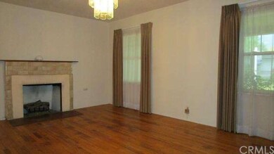 living room with fireplace