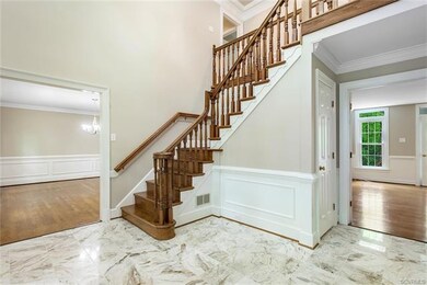 Wood staircase, crown, chair & picture frame moldi