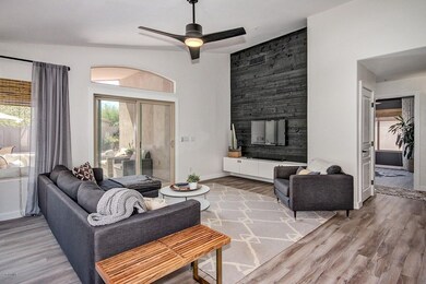 10437 living room with custom plank wall