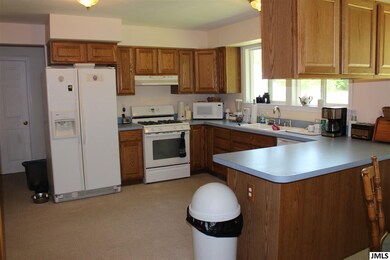 Spacious new kitchen.