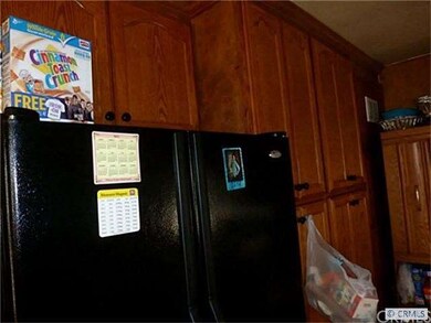 wood cabinets of kitchen