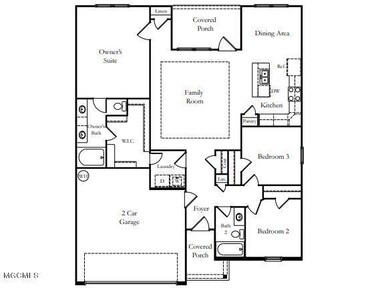 3 BR Mary Floor plan