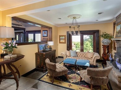 Enter the home and this space has been a den, dini