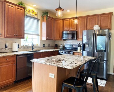 Kitchen with Granite Counter tops