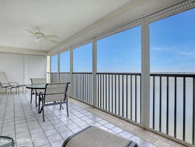 Wide and deep balcony