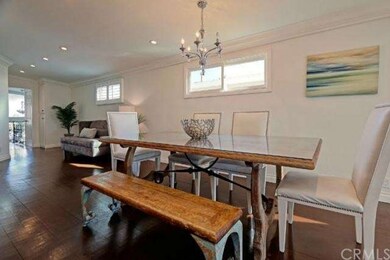 Formal dining room on original pinewood flooring a