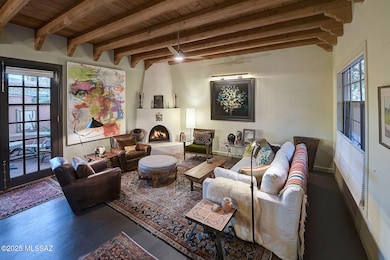 Gleaming wood floors