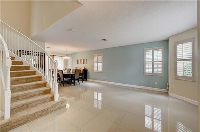 Such an elegant entrance, extra large porcelain ti