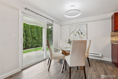 BBQ with ease thanks to the smooth transition from the dining space and kitchen out to the patio.