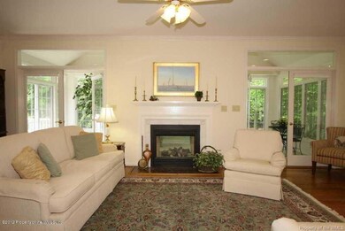 Family room fireplace