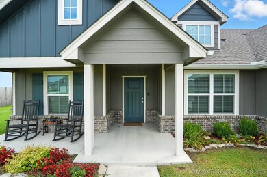 Great front porch for sitting