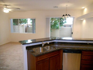 Kitchen out to Living Room