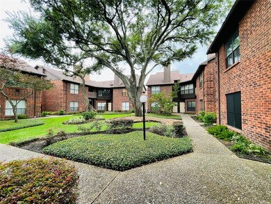 courtyard in front of the unit