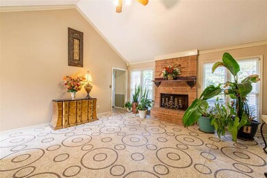 Wood Burning Fireplace Too!