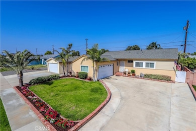 Aerial View single story in a quiet neigborhood