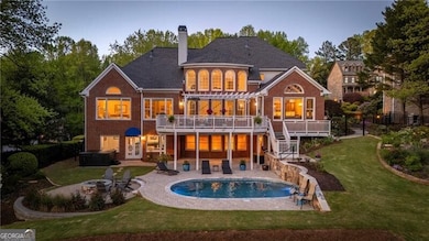 Magnificent setting with brand new pool, fire pit patio, hot tub