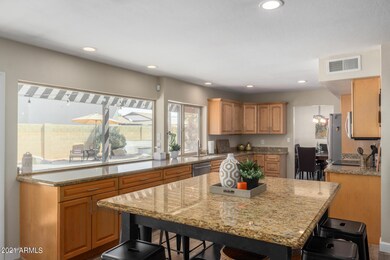 Kitchen to Dining - Charter Oak